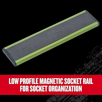 CRAFTSMAN V-SERIES Socket Organizer, Magnetic, Green, 3